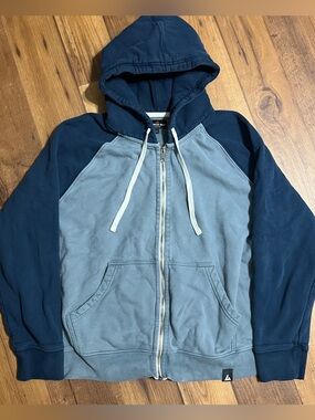 American Giant Full Zip Hoodie Mens Size Large Cotton Classic Made In USA